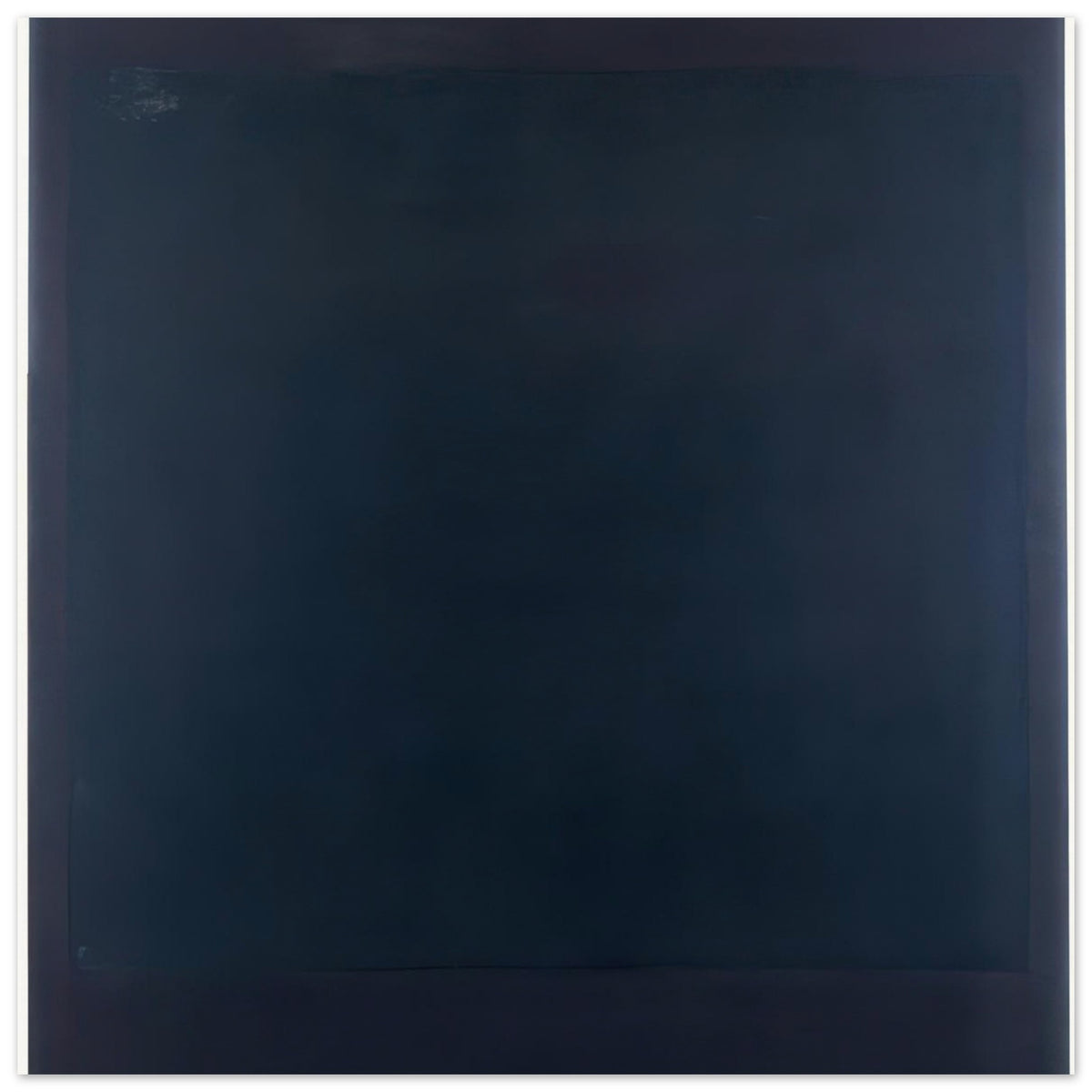 Mark Rothko abstract art poster featuring deep navy blue, midnight blue, and subtle charcoal tones in a minimalist Color Field composition, ideal for modern wall art.
