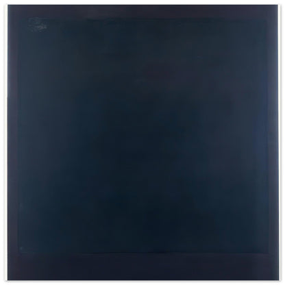 Mark Rothko abstract art poster featuring deep navy blue, midnight blue, and subtle charcoal tones in a minimalist Color Field composition, ideal for modern wall art.