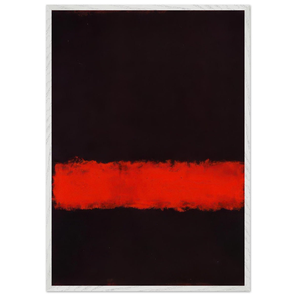 Black in Deep Red  – Mark Rothko Framed Art Print | Abstract Wall Art