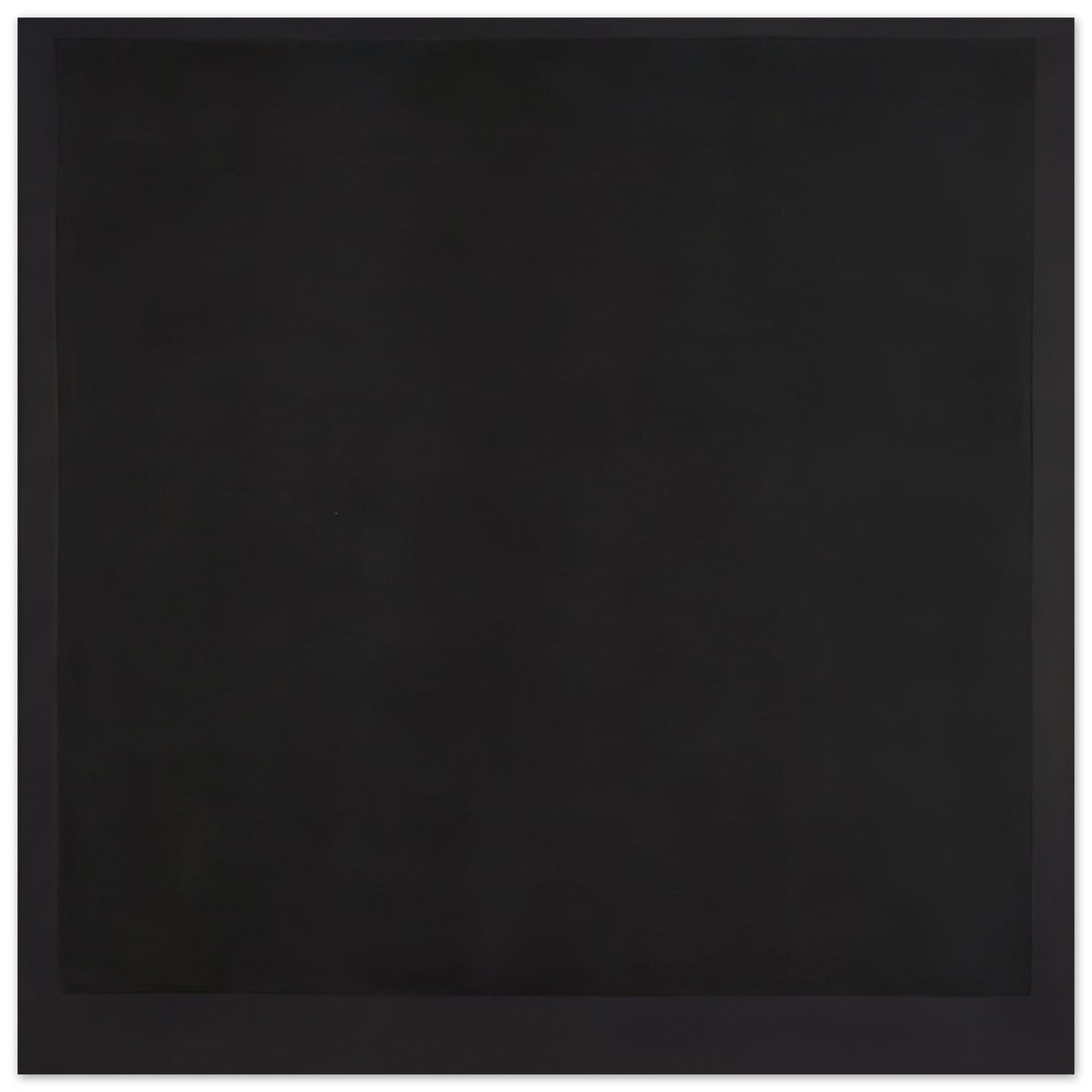 Mark Rothko abstract art poster featuring layered black and charcoal grey colour fields with subtle dark burgundy tones, minimalist Color Field painting for modern wall art.