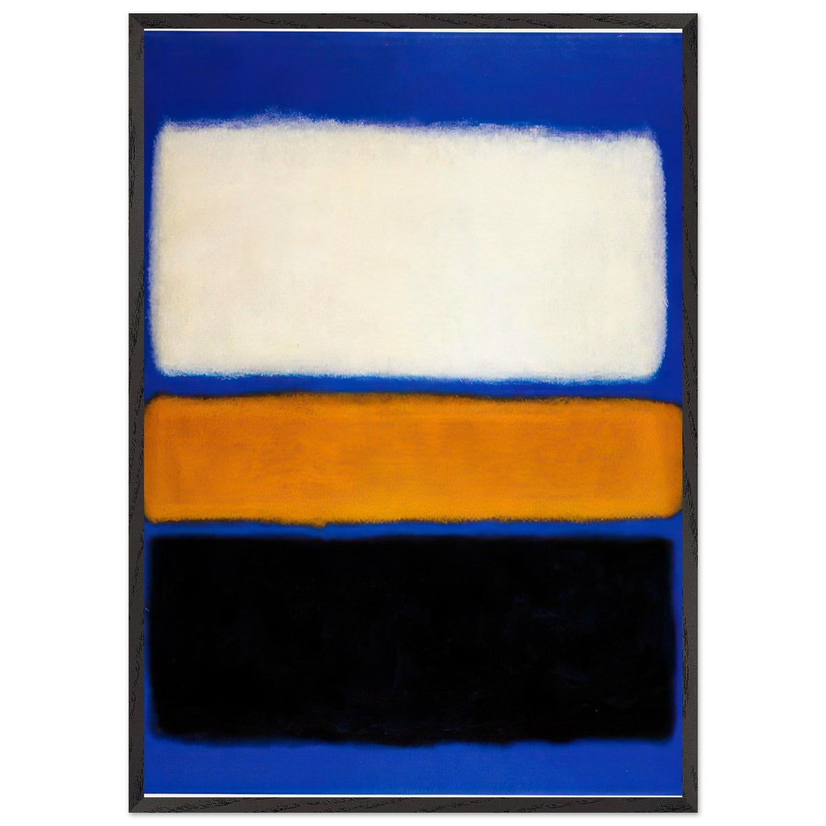 Mark Rothko Blue, White and Orange Abstract Art Print – Colour Field Painting